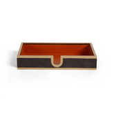 Lenny Tray Orange & Brown